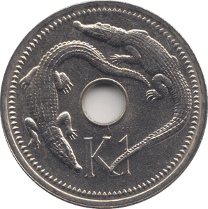 1996 ONE KINA PAPUA NEW GUINEA - WORLD COINS - Cambridgeshire Coins