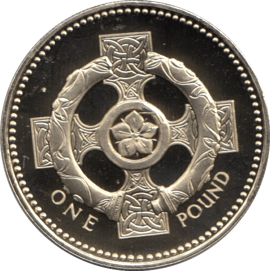 1996 ONE POUND PROOF £1 CELTIC CROSS - £1 Proof - Cambridgeshire Coins