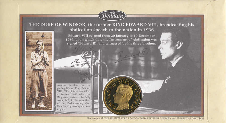 1996 REIGN OF EDWARD VIII COIN COVER MAURITIUS CC67 - coin covers - Cambridgeshire Coins