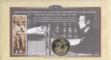1996 REIGN OF KING EDWARD VIII COIN COVER SIGNED BY VISCOUNT MONCKTON OF BRENCHLEY CC68 - coin covers - Cambridgeshire Coins