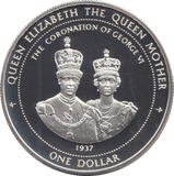 1996 SILVER PROOF 1 DOLLAR BERMUDA 925 SILVER REF C4 - SILVER PROOF COMMEMORATIVE - Cambridgeshire Coins