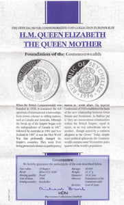 1996 SILVER PROOF 25 RUPEES SEYCHELLES 925 SILVER (COA) REF 15 - SILVER PROOF COMMEMORATIVE - Cambridgeshire Coins