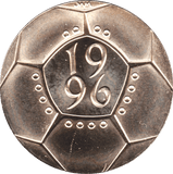 1996 TWO POUND £2 FOOTBALL BRILLIANT UNCIRCULATED BU - £2 BU - Cambridgeshire Coins