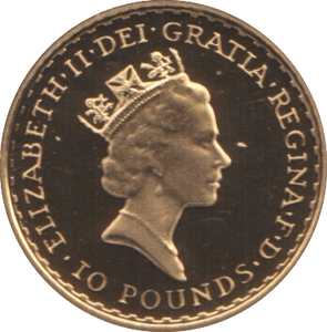 1997 £10 GOLD PROOF BRITANNIA 1/10TH OUNCE - GOLD BRITANNIAS - Cambridgeshire Coins