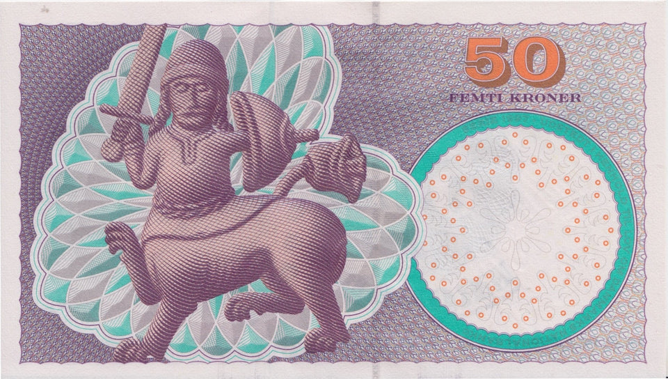 1997 50 KORONA BANKNOTE DENMARK REF 731 - World Banknotes - Cambridgeshire Coins