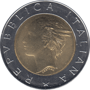1997 500 LIRE ITALY - WORLD COINS - Cambridgeshire Coins