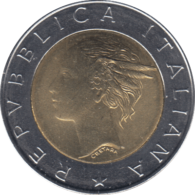 1997 500 LIRE ITALY - WORLD COINS - Cambridgeshire Coins