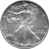 1997 AMERICAN EAGLE SILVER DOLLAR USA - SILVER WORLD COINS - Cambridgeshire Coins