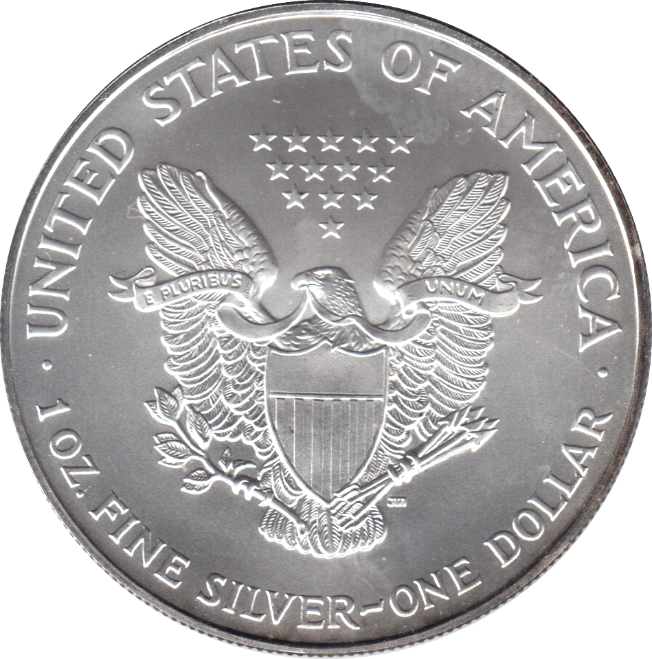 1997 AMERICAN EAGLE SILVER DOLLAR USA - SILVER WORLD COINS - Cambridgeshire Coins