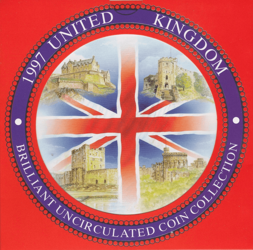 1997 BRILLIANT UNCIRCULATED COIN YEAR SET - Brilliant Uncirculated Year Sets - Cambridgeshire Coins