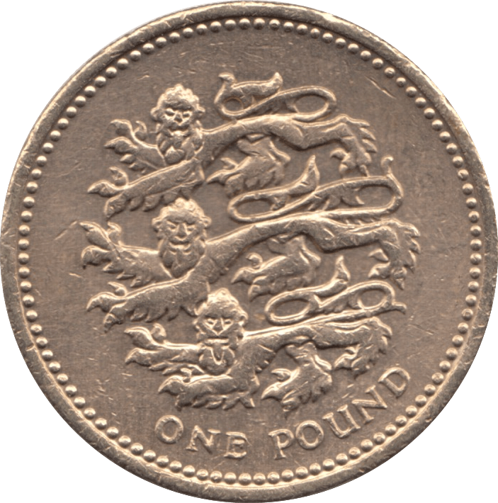 1997 CIRCULATED £1 Three Lions - £1 CIRCULATED - Cambridgeshire Coins