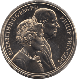 1997 CIRCULATED £5 GOLDEN WEDDING ANNIVERSARY COIN - £5 CIRCULATED - Cambridgeshire Coins