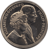 1997 CIRCULATED £5 GOLDEN WEDDING ANNIVERSARY COIN - £5 CIRCULATED - Cambridgeshire Coins