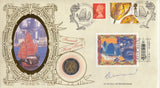 1997 FAREWELL HONG KONG 10 DOLLAR COIN COVER SIGNED BY RT HON. THE BARONESS DUNN REF CC06 - coin covers - Cambridgeshire Coins