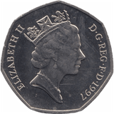 1997 FIFTY PENCE 50P BRILLIANT UNCIRCULATED BRITANNIA BU SMALL - 50p BU - Cambridgeshire Coins