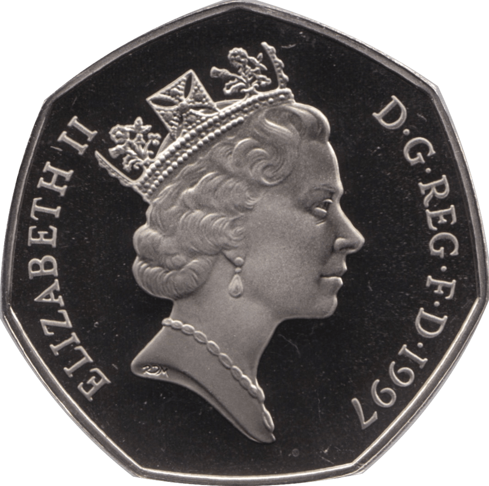 1997 FIFTY PENCE PROOF 50P COIN LARGE - 50p Proof - Cambridgeshire Coins