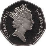 1997 FIFTY PENCE PROOF 50P COIN LARGE - 50p Proof - Cambridgeshire Coins