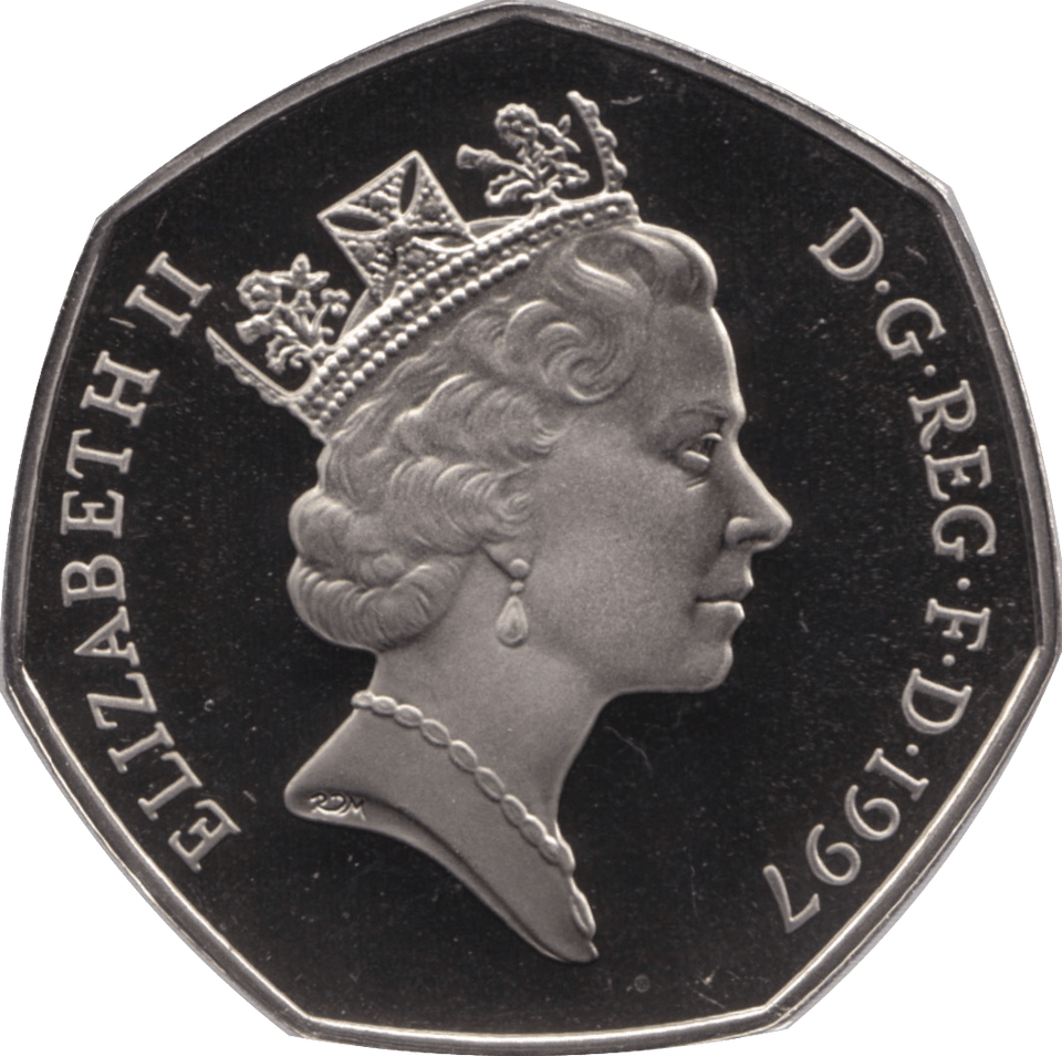1997 FIFTY PENCE PROOF SMALL - 50p Proof - Cambridgeshire Coins