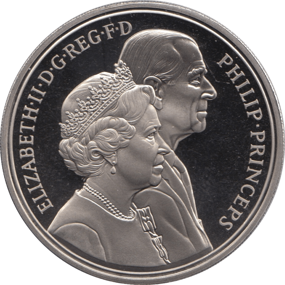 1997 FIVE POUND £5 PROOF COIN QUEENS GOLDEN WEDDING ANNIVERSARY - £5 Proof - Cambridgeshire Coins