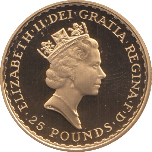 1997 GOLD PROOF £25 1/4 OUNCE BRITANNIA - GOLD BRITANNIAS - Cambridgeshire Coins
