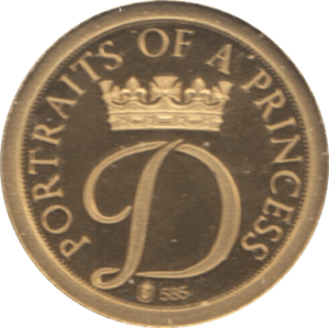 1997 GOLD PROOF PORTRAIT OF A PRINCESS DIANA PRINCESS OF WALES A LEGEND REF 18 A - GOLD COMMEMORATIVE - Cambridgeshire Coins