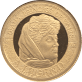 1997 GOLD PROOF PORTRAIT OF A PRINCESS DIANA PRINCESS OF WALES A LEGEND REF 18 A - GOLD COMMEMORATIVE - Cambridgeshire Coins