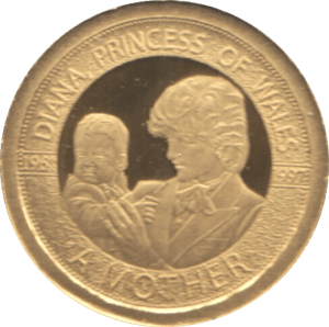 1997 GOLD PROOF PORTRAIT OF A PRINCESS DIANA PRINCESS OF WALES A MOTHER REF 20 A - GOLD COMMEMORATIVE - Cambridgeshire Coins