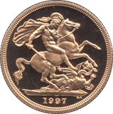 1997 GOLD SOVEREIGN ( PROOF ) - Sovereign - Cambridgeshire Coins