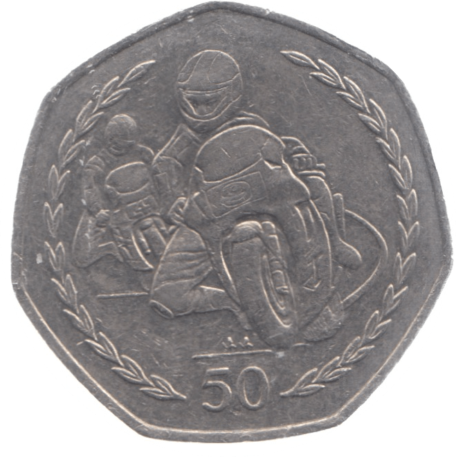 1997 ISLE OF MAN FIFTY PENCE - WORLD COINS - Cambridgeshire Coins