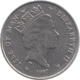1997 ISLE OF MAN FIVE PENCE - WORLD COINS - Cambridgeshire Coins