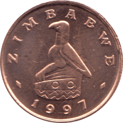 1997 ONE CENT ZIMBABWE - WORLD COINS - Cambridgeshire Coins