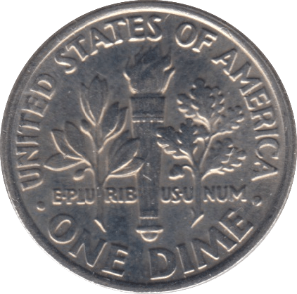 1997 ONE DIME USA PHILADELPHIA MINT - SILVER WORLD COINS - Cambridgeshire Coins