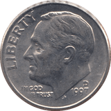 1997 ONE DIME USA - SILVER WORLD COINS - Cambridgeshire Coins