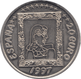1997 PICASSO 20 EURO ESPANA - WORLD COINS - Cambridgeshire Coins