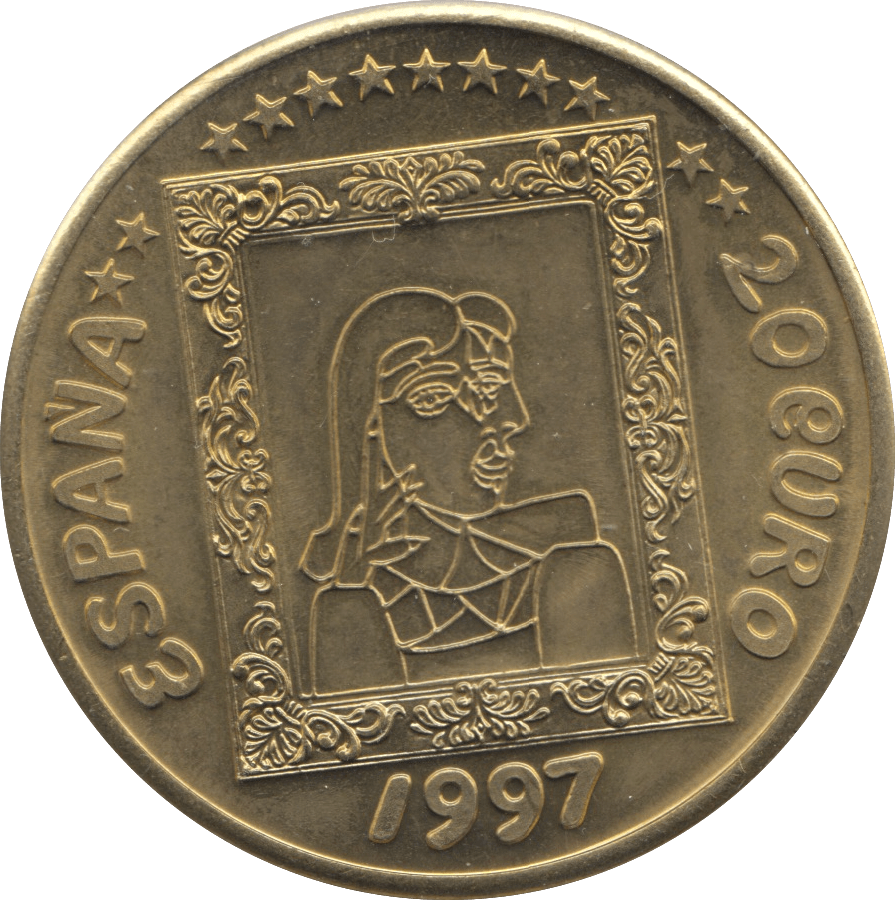 1997 PICASSO 20 EURO ESPANA - WORLD COINS - Cambridgeshire Coins