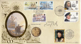 1997 REPRODUCTION HENRY VII COIN COVER SIGNED BY CHAY BLYTH CBE BEM REF CC07 - coin covers - Cambridgeshire Coins