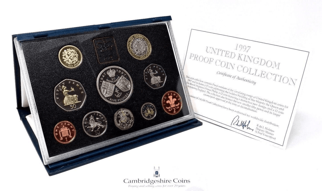 1997 ROYAL MINT PROOF SET - ROYAL MINT PROOF SET - Cambridgeshire Coins