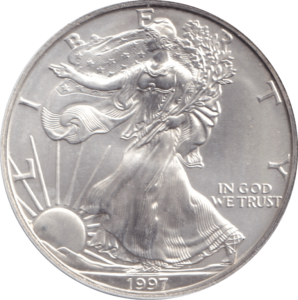 1997 SILVER LIBERTY DOLLAR USA - Cambridgeshire Coins
