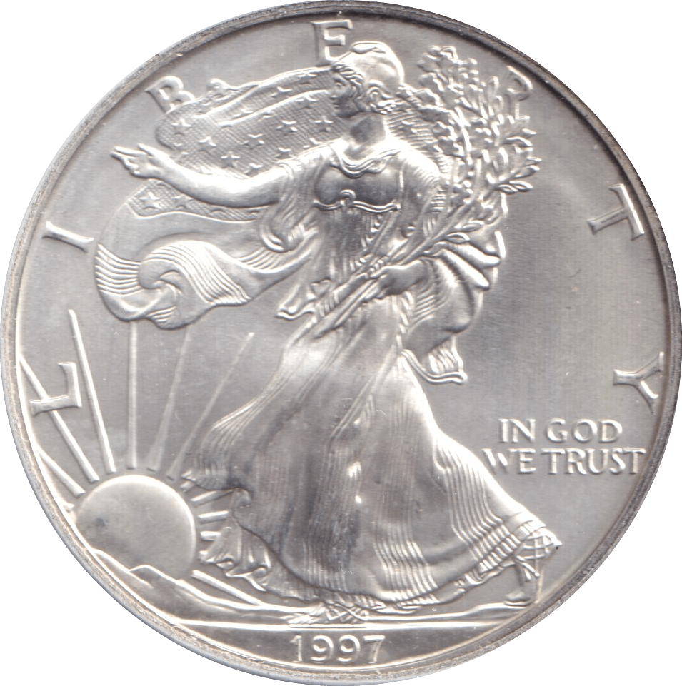1997 SILVER LIBERTY DOLLAR USA - Cambridgeshire Coins