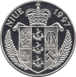 1997 SILVER PROOF 5 DOLLARS NIUE ISLANDS 925 SILVER REF C9 - SILVER PROOF COMMEMORATIVE - Cambridgeshire Coins