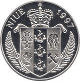 1997 SILVER PROOF 5 DOLLARS NIUE ISLANDS 925 SILVER REF C9 - SILVER PROOF COMMEMORATIVE - Cambridgeshire Coins