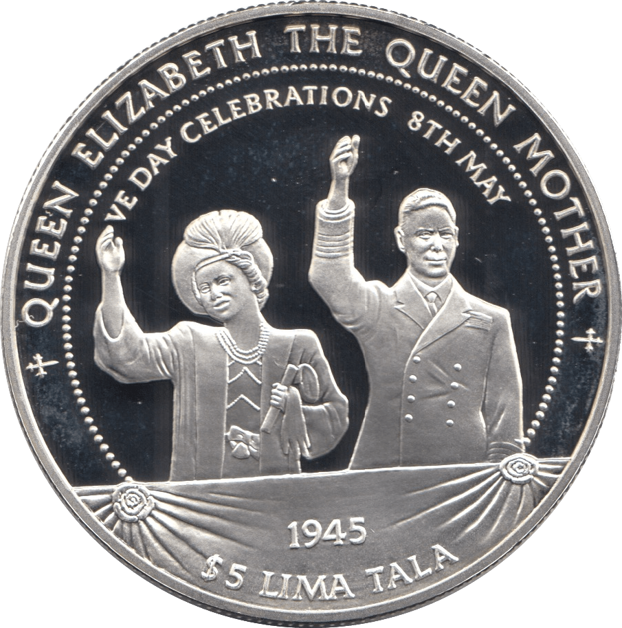 1997 SILVER PROOF 5 LIMA TALA TOKELAU 925 SILVER REF C6 - SILVER PROOF COMMEMORATIVE - Cambridgeshire Coins