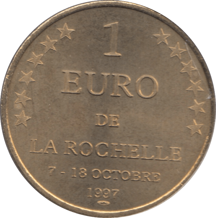 1997 TOKEN FRANCE 1 EURO LA ROCHELLE - Token - Cambridgeshire Coins