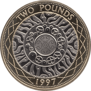 1997 TWO POUND £2 PROOF COIN ADVENT OF TECHNOLOGY SHOULDER OF GIANTS - £2 Proof - Cambridgeshire Coins
