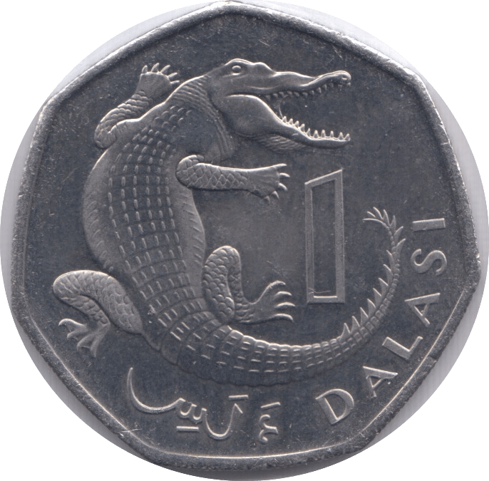 1998 1 DALASI GAMBIA - WORLD COINS - Cambridgeshire Coins
