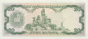 1998 20 BOLIVARES BANKNOTE VENEZUELA REF 1006 - World Banknotes - Cambridgeshire Coins