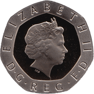 1998 20P TWENTY PENCE PROOF COIN TUDOR ROSE - 20p Proof - Cambridgeshire Coins