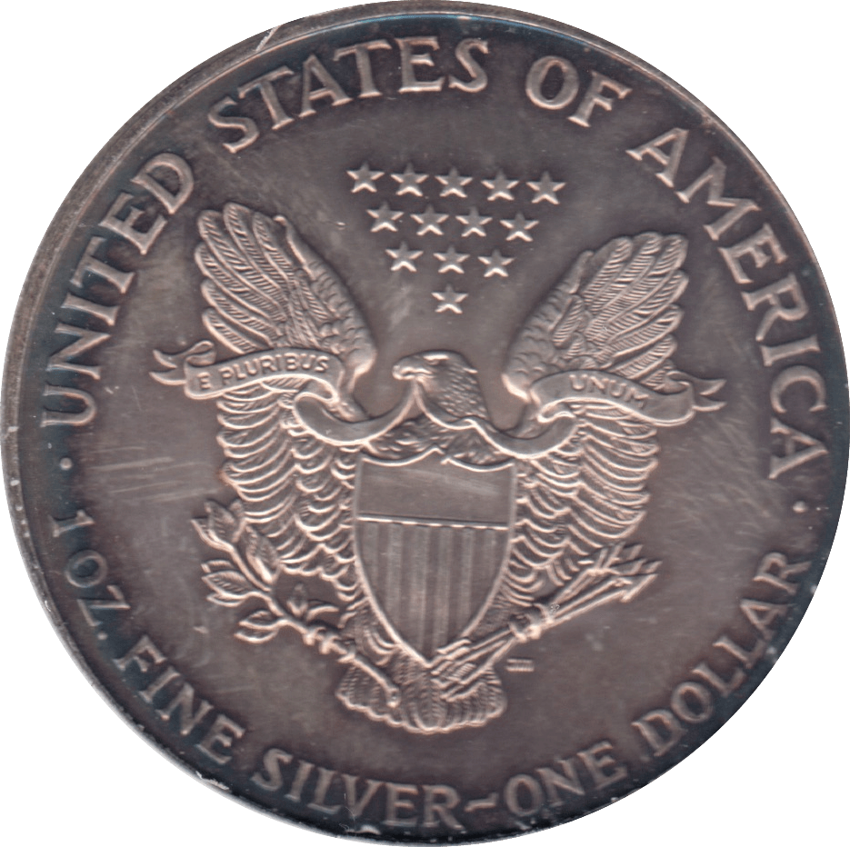 1998 AMERICAN EAGLE SILVER DOLLAR USA - SILVER WORLD COINS - Cambridgeshire Coins