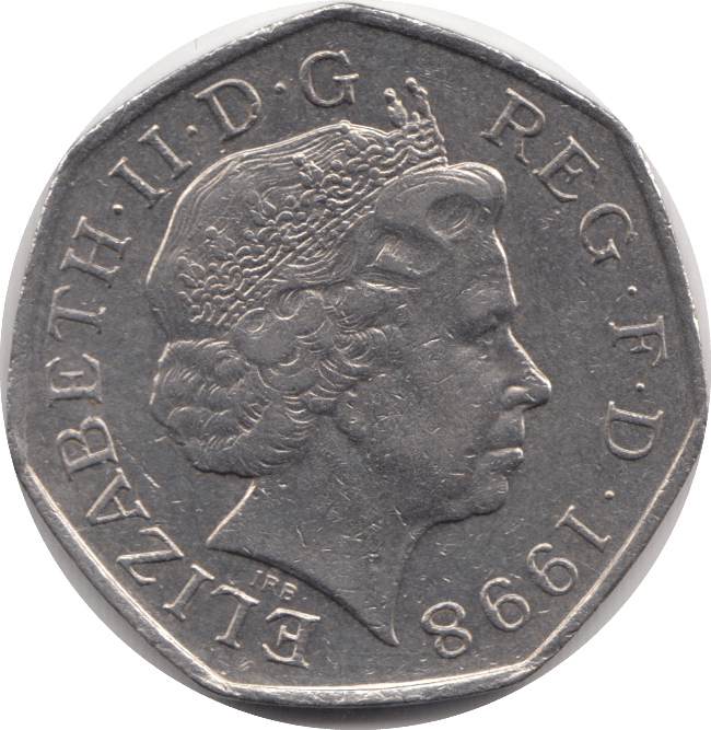 1998 CIRCULATED 50P BRITANNIA - 50P CIRCULATED - Cambridgeshire Coins