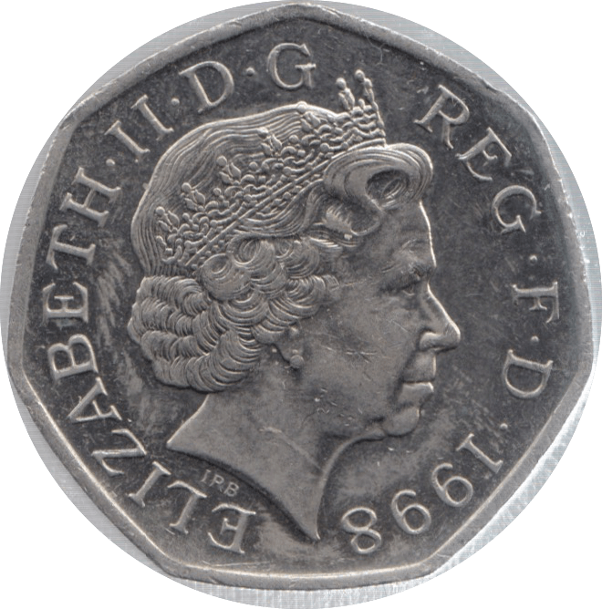 1998 CIRCULATED 50P NHS - 50P CIRCULATED - Cambridgeshire Coins